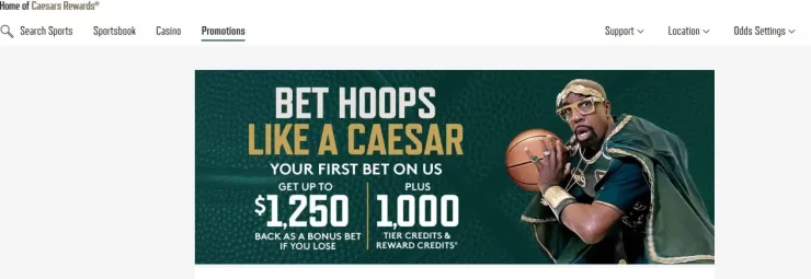 CAESAR SPORTSBOOK BONUSES TX